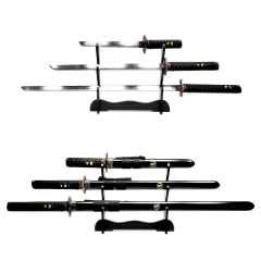 Conjunto de 3 Katanas Daito Ninjato com Expositor - comprar online