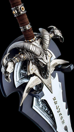 Espada Warcraft Frostmourne com Expositor de Parede - loja online