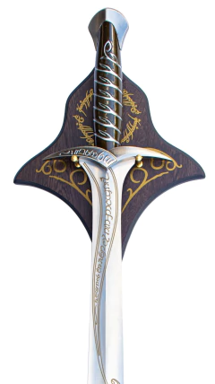 Espada elfica Ferroada Frodo com Expositor de Parede - comprar online