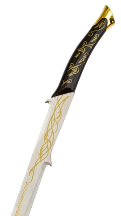Espada elfica Arwen Hadhafang com Expositor de Parede - comprar online