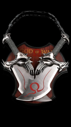 Espada Kratos God of War com Expositor de Parede na internet