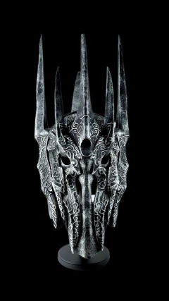 Imagem do Elmo de Sauron O Senhor dos Anéis Colecionador Premium