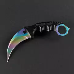 Faca Karambit Tactical CS fulltang Fade + Bainha - comprar online