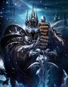 Espada Warcraft Frostmourne com Expositor de Parede