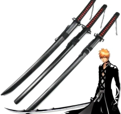 Katana Bleach Ichigo Bankai com Suporte MDF na internet