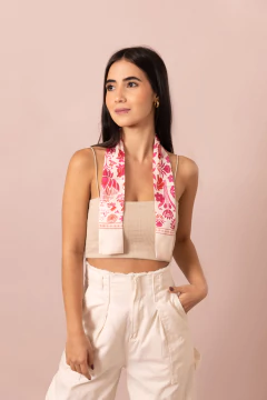 Pañoleta twy Flori fucsia