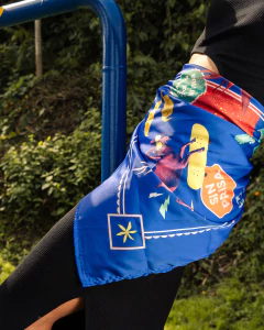 Maxi Pañoleta Jana Blue - comprar online