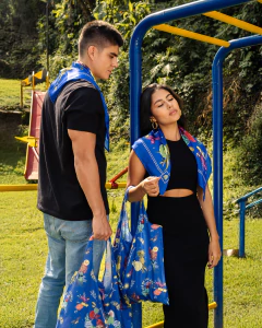 Imagen de ToteBag Plegable Jana Blue