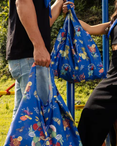 ToteBag Plegable Jana Blue - comprar online