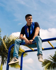 Pañoleta 70x70 Jana Blue en internet