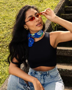 Pañoleta 45x45 Jana Blue - tienda online