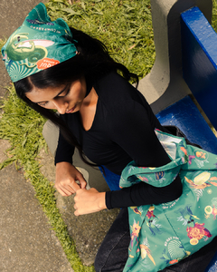 ToteBag Plegable Coco Green - tienda online