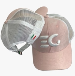 Boné Trucker EC Company Rosa BB Camurça - EC Company, loja oficial do cantor Eduardo Costa, trazendo o que a de melhor na moda sertaneja.