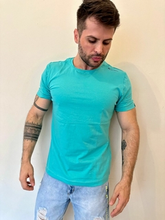 Camiseta Masculina EC Company Basica Azul
