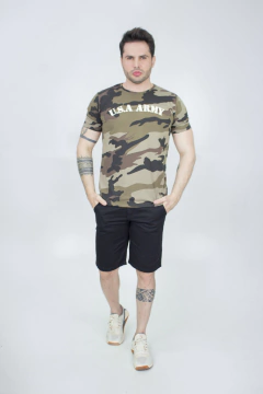Camiseta Masculina EC Company Camuflada Usa Army na internet