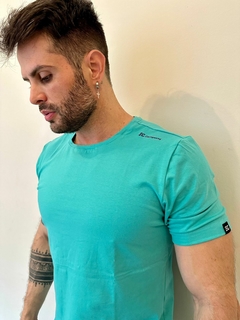 Camiseta Masculina EC Company Basica Azul na internet