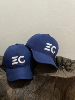 Boné EC Company Polo Americano Azul EC branco - comprar online