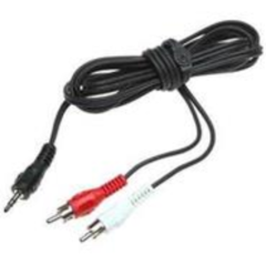 12208 CABLE NETMAK PLUG 3.5 A 2 RCA 1.5MTS