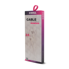 12801 - CABLE SOUL LIGHTNING CLASSIC 2.4A BLANCO