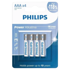 1767 PILAS AAA ALCALINA PHILIPS - PRECIO X UNIDAD