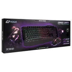 6779 TECLADO + MOUSE NOGANET NKB-5320 RETROILUMINADO - Video80 Distribuidora