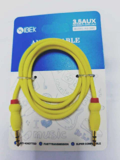 13717 - CABLE AUXILIAR IBEK PLUG PLUG 3.5 AU-3501 VARIOS COLORES