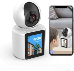 13903- CAMARA SEGURIDAD WIFI IP 2.0MP HD CON PANTALLA QS-V5