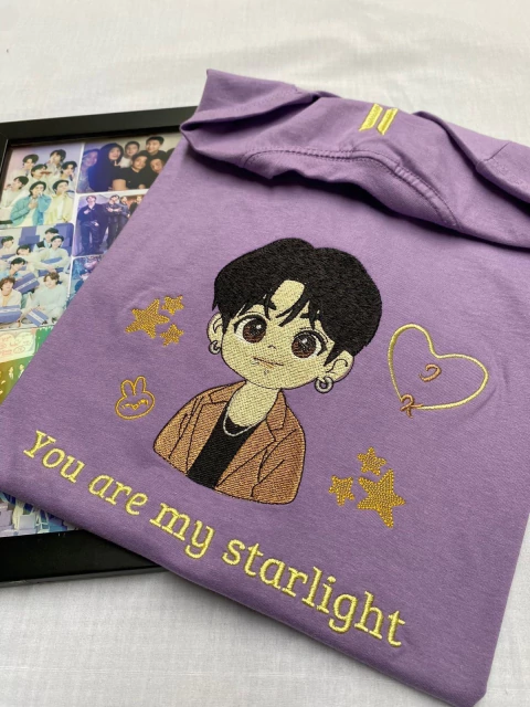 Camiseta Jk 2B - frente You are my starlight - costas membros - comprar online