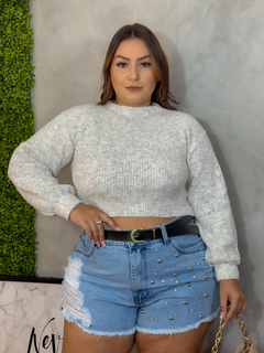Cropped Tricô Modal Angela0