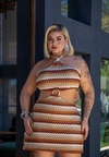 Vestido com recorte - comprar online