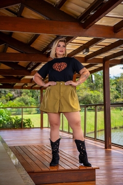 T- shirt - Morena Pitaya | Moda Plus Size