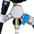 Teste de Pressão de Bomba de Combustível Manômetro de Aço Inox e 13 Mang. para Auto - KITEST-KA-015.13 - Lonan Máquinas e Ferramentas Automotivas 