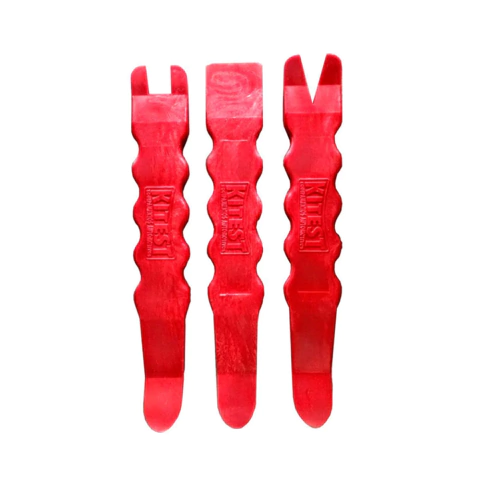 Jogo de Espátulas Plásticas com 3 Peças - KITEST KF-132