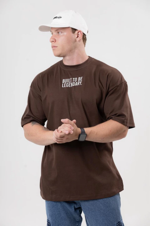 CAMISA OVERSIZED MARROM LEGENDARY OF:194 - comprar online