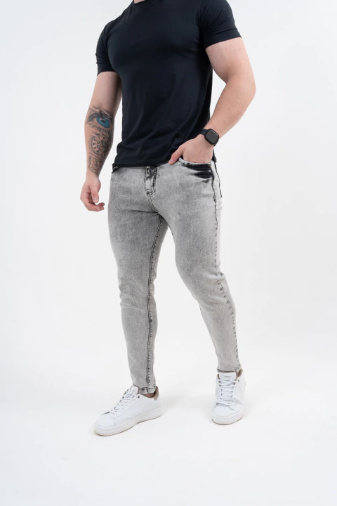 CALÇA SKINNY BÁSICA MARMORIZADA OF:90/192