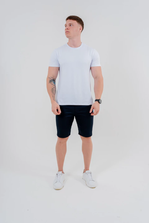 BERMUDA ALFAIATARIA AZUL MARINHO OF:60/104 - comprar online