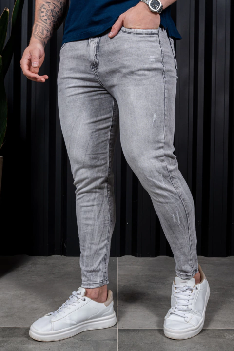 CALÇA SKINNY CINZA OF:150 - comprar online