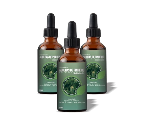 KIT 3 Extratos Agulhas de Pinheiro Marítimo (Pinus Pinaster)