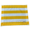 Jogo Americano listrado Amarelo/Branco