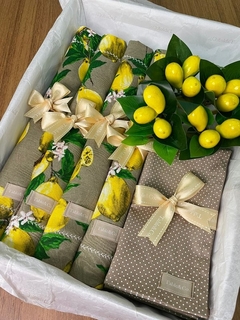 Kit Limao Siciliano fundo bege - comprar online