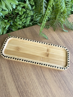 Bandeja Bambu Retangular Personalizada 