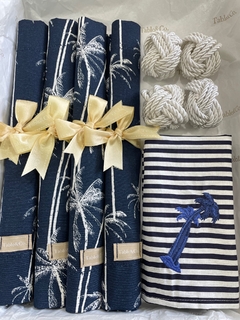 Kit Palmeira Azul Marinho - comprar online