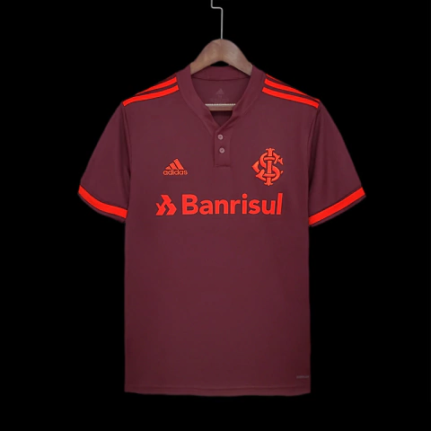 Camiseta Internacional III 21/22 Masculina - Adidas - Vinho