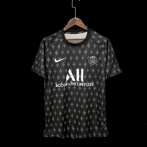Camiseta Treino PSG 21/22 Masculina - Nike Jordan - Preto