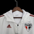 Jaqueta Corta Vento com Capuz do São Paulo - Adidas - Branco - loja online