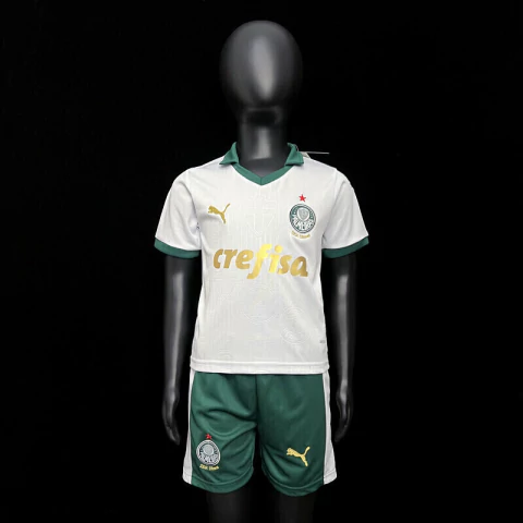 Conjunto Palmeiras II Infantil I 24/25 - Branco