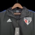 Jaqueta Corta Vento com Capuz do São Paulo - Adidas - Preto na internet