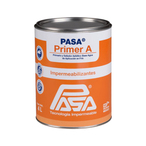 PASA Primer A – Imprimador Asfáltico Base Agua 4L | Sellador Ecológico para Prefabricados y Sistemas Asfálticos - comprar en línea