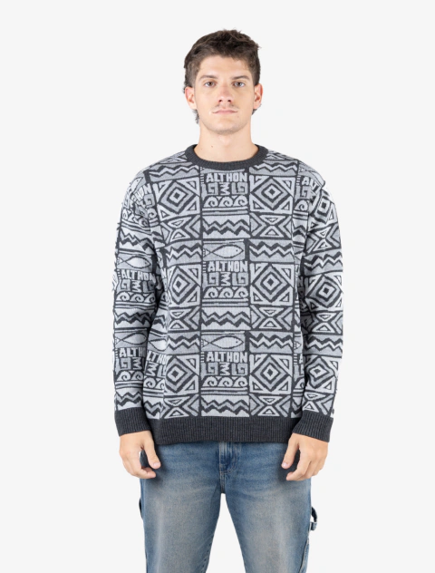 Sweater Hombre Althon Company Tribal Fish GRE