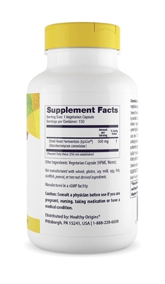 EPICOR 500 MG HEALTHY ORIGINS 150 CÁPSULAS VEGETALES. - comprar en línea